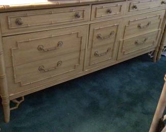 Bamboo style, thomasville bedroom set 