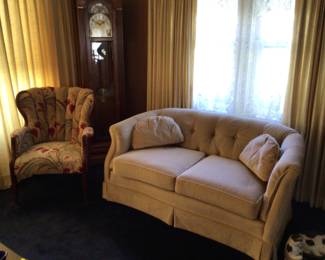 Side chair & love seat 