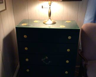 Vintage green dresser 