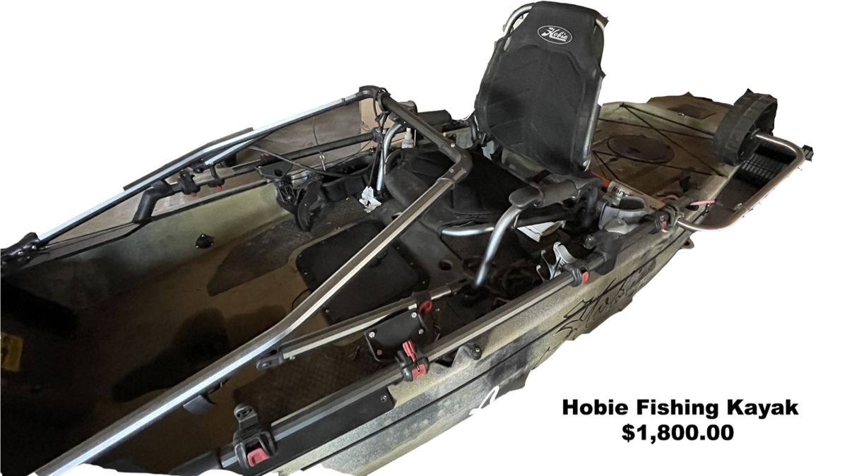 Hobie Fishing Kayak $1800 Not discounted on Saturday. 