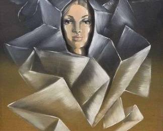 Lot 303 Large Original Painting. Signed by Artist