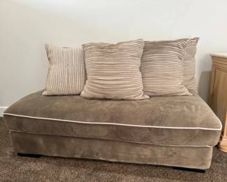 Ottoman with Down Pillows - Matches Couches
