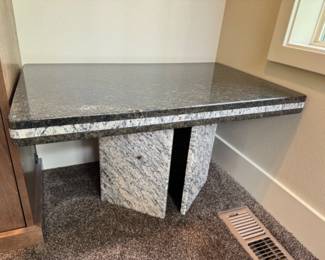 Post Modern 2-Tone Granite Coffee Table