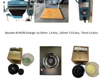 Photography Beseler 45MCRX Enlarger w/Lenses & Accessories