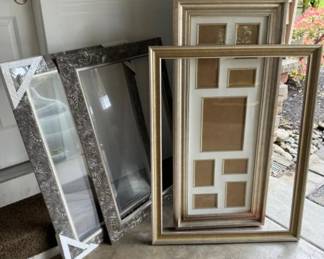 Large SIlver & Gold Tone Frames