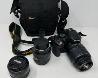 Nikon D5100 DSLR Camera + Nikkor 18-55mm & AF 28-70mm Lenses