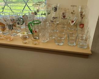 Lots of Vintage barware. Priced to sell.