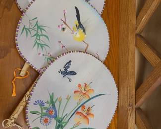 Hand Painted Fans