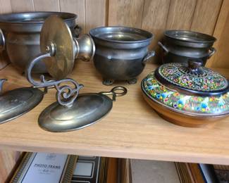 Mandala painted copper