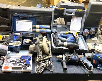 LOTS of power tools