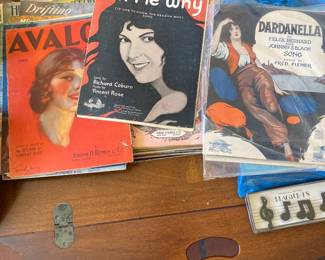 Lots of sheet music