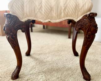 Upholstered Stool or ottoman