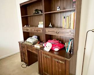 Desk with matching bookcase