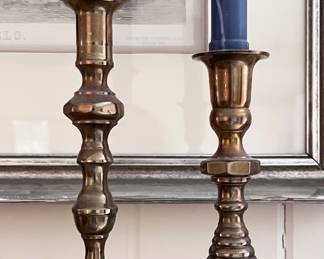 Candlestick holders w/candles
