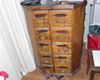 Antique spinning cabinet