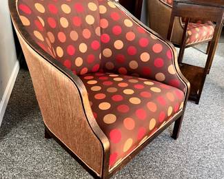 Polka Dot Accent Chair