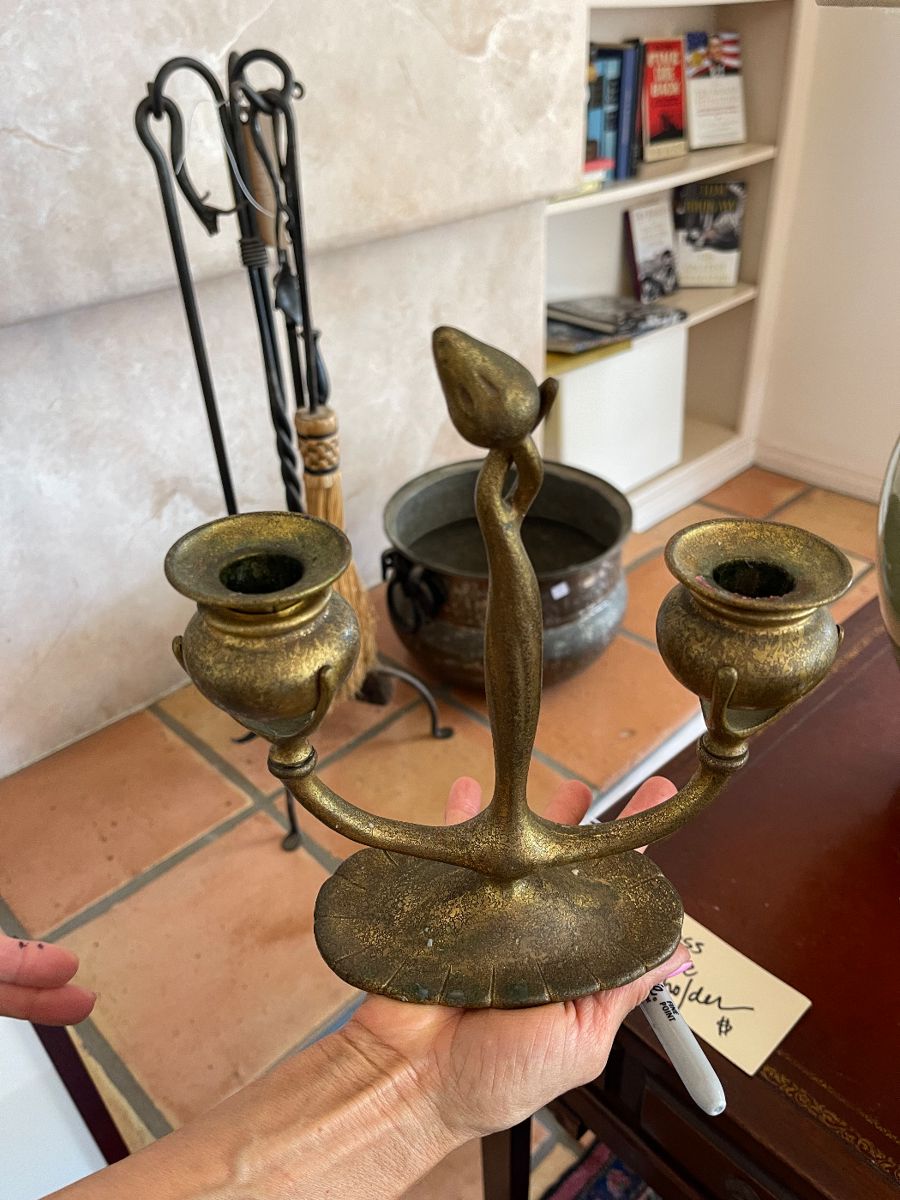 Tiffany Studios candlestick