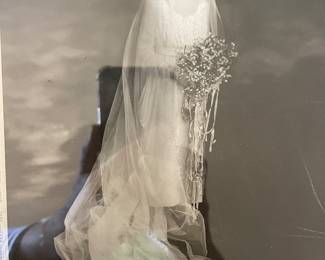 We have this wedding dress for sale - very fragile - it might be for wearing