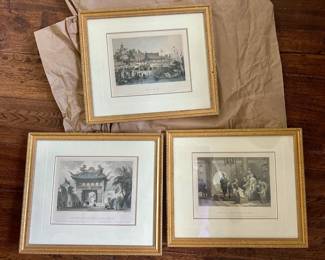 Vintage Western Engravings - China - Ching era