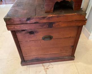 100 year old chest (handmade)