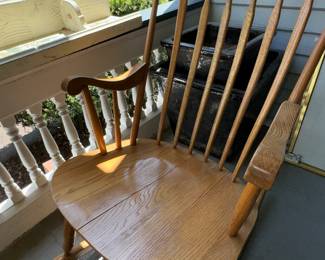 Vintage Oak Rocking Chair