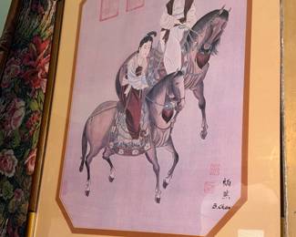 B. Chan Wood Block Print