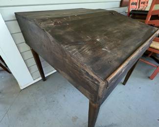 Stunning Primitive Slant Front Desk