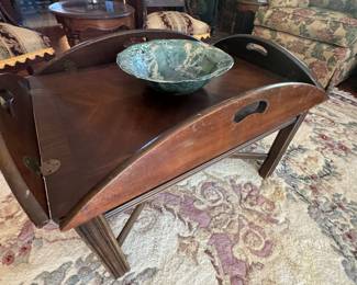 Vintage Cherry Butler’s Cocktail Table