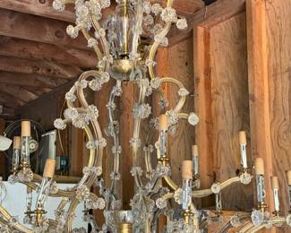 Fantastic Huge Vintage Chandelier!
(We have all of the pieces to complete it) 
STUNNING!