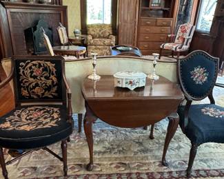 Needlepoint Sheraton Type Chairs