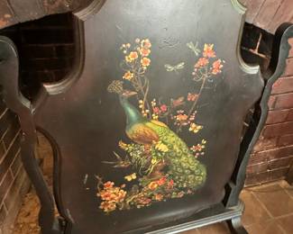 Lovely Vintage  Hand Painted  FirePlace Screen