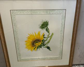 Art Carlene Challis "Sunflower" 