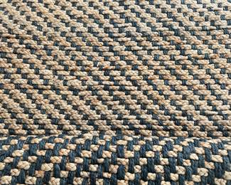 Woven Area Rug Reversible