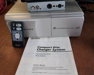 Sony Compact disk changer system 
CDX-505RF  