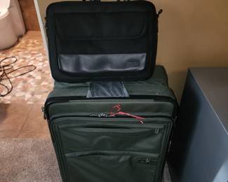 Suitcase and computer bag
