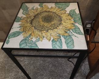 Sunflower tile table