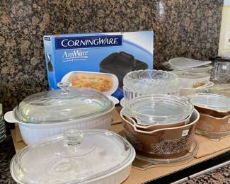 Interesting Pyrex and Corningware