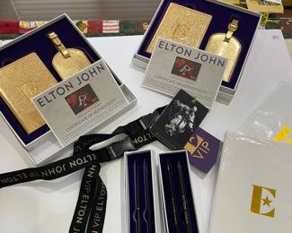 Elton JohnFarewell tour items - including 2 lithographs