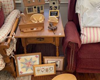 Bird houses side table
