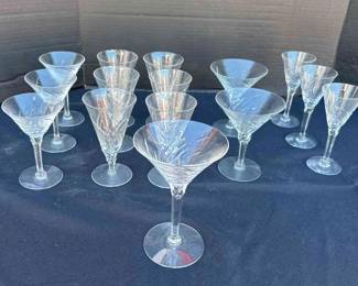 Swirl Pattern Crystal Glassware
