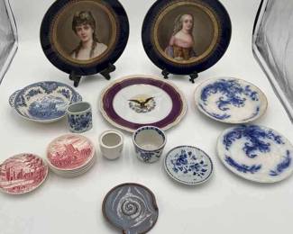 Misc Plates And Dishes From Europe