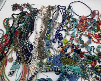 Beaded Necklaces And Bracelets Galore