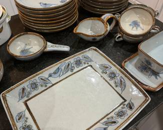 Pottery set. Made in Mexico 