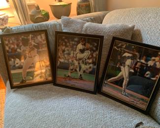 3 Braves Signed Photos