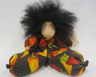 LAURA WHITE NUBBINS BEANBAG FIGURE, 1987