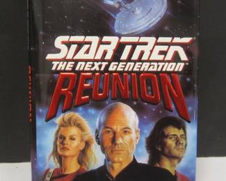 STAR TREK THE NEXT GENERATION REUNION 1991.  SIGNED BY MICHAEL JAN FRIEDMAN