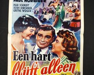 HALF SHEET MOVIE POSTER Ein Herz bleibt allein