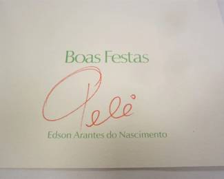 PELE' CHRISTMAS CARD