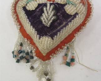 IROQUOIS BEADED WHIMSY.  MISSING SOME BEADS 