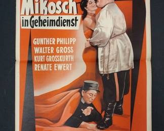 HALF SHEET MOVIE POSTER GEHEIMDIENST